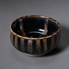 Iron-embroidered Luohan bowl from Cizhou ware, Northern Song Dynasty, China