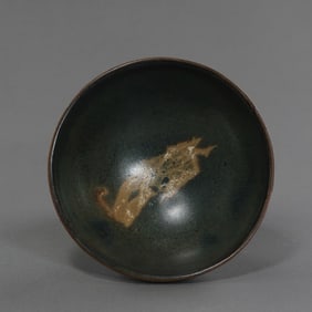 Paper-cut and appliqué cups from the Jizhou kiln of the Southern Song Dynasty, China