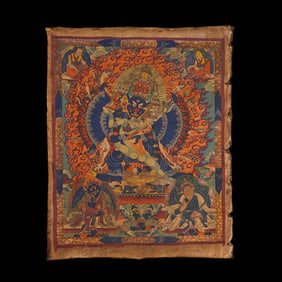 Chinese Qing Dynasty Buddhist Thangka
