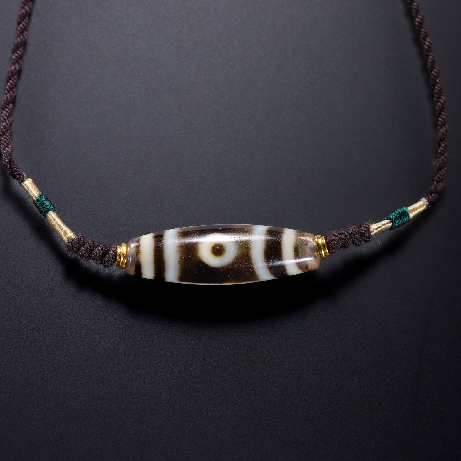 Pure Dzi Bead Necklace from the Tang Dynasty of China (1 of 7)