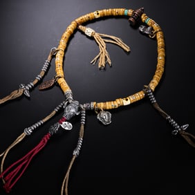 Chinese Qing Dynasty Buddhist Kapala Rosary