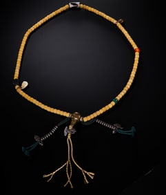 Chinese Qing Dynasty Buddhist Kapala Rosary