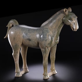 Jade Horse from the Han Dynasty in China