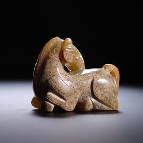 Jade Horse from the Han Dynasty in China