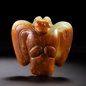 Jade Owl of the Hongshan Culture during the Hongshan Period in China