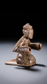 Jade kneeling figure from the Han Dynasty in China