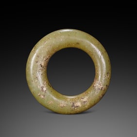 Jade ring from the Hongshan Culture of the Hongshan Period in China