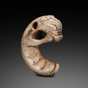 Jade Dragon Treasure from the Hongshan Culture of the Hongshan Period in China