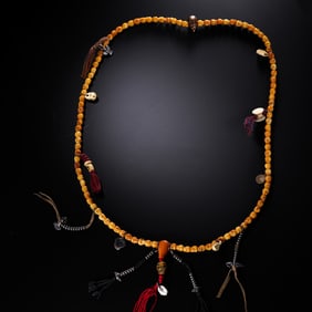Chinese Qing Dynasty Kapala Buddhist Rosary