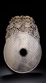 Jade disc from the Han Dynasty in China