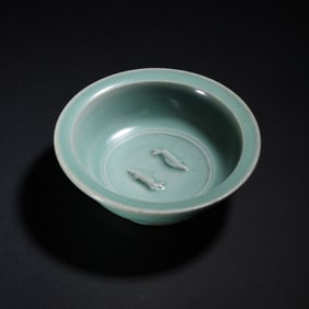 Celadon Double Fish Washer from Longquan Kiln, Southern Song Dynasty, China