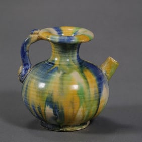 Chinese Tang Dynasty Sancai Ewer