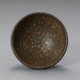 Tiger-skin cup from Jian kiln in the Southern Song Dynasty, China