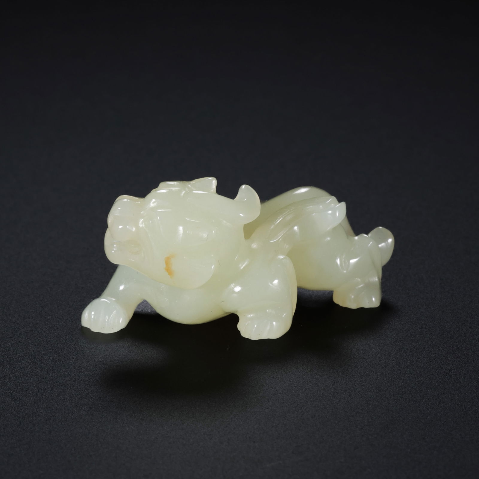 Jade auspicious beasts from the Han Dynasty in China (1 of 7)