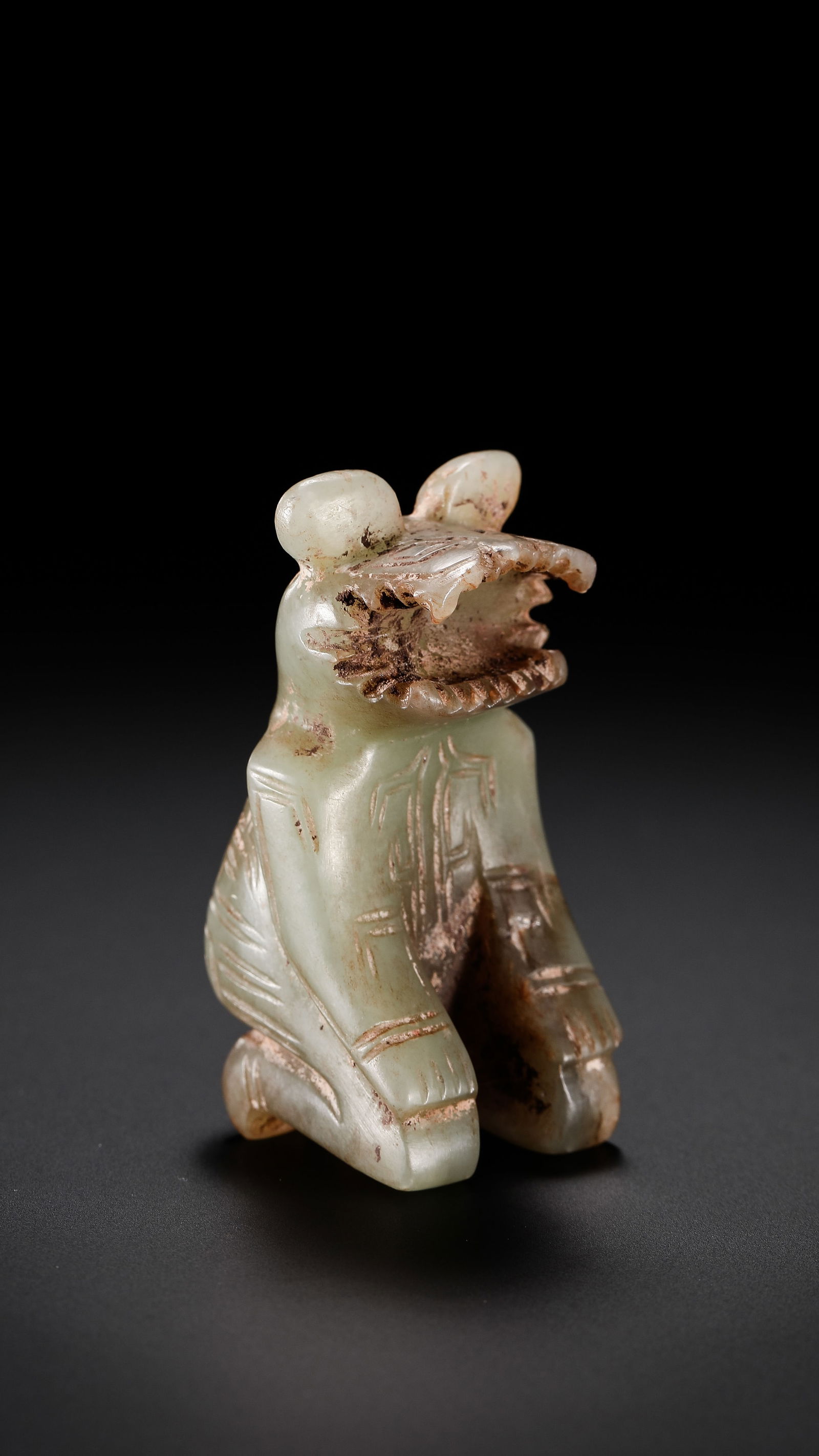 Jade auspicious beasts from the Han Dynasty in China (1 of 12)