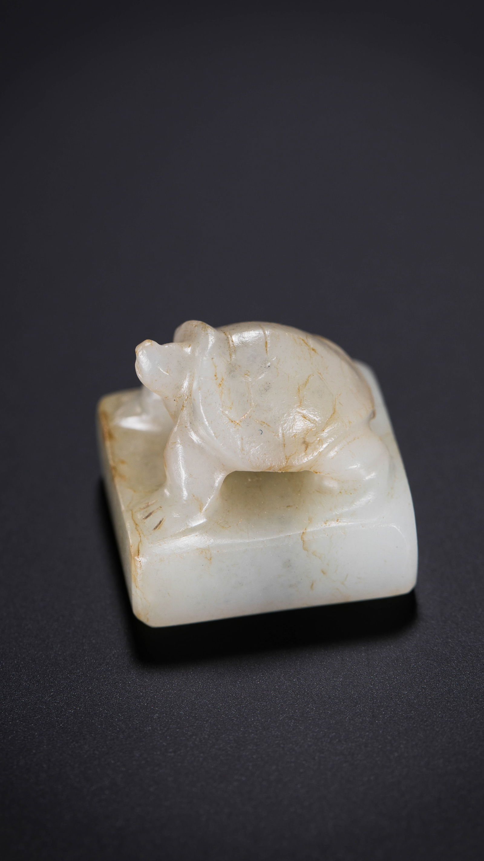 Chinese Han Dynasty white jade seal (1 of 11)