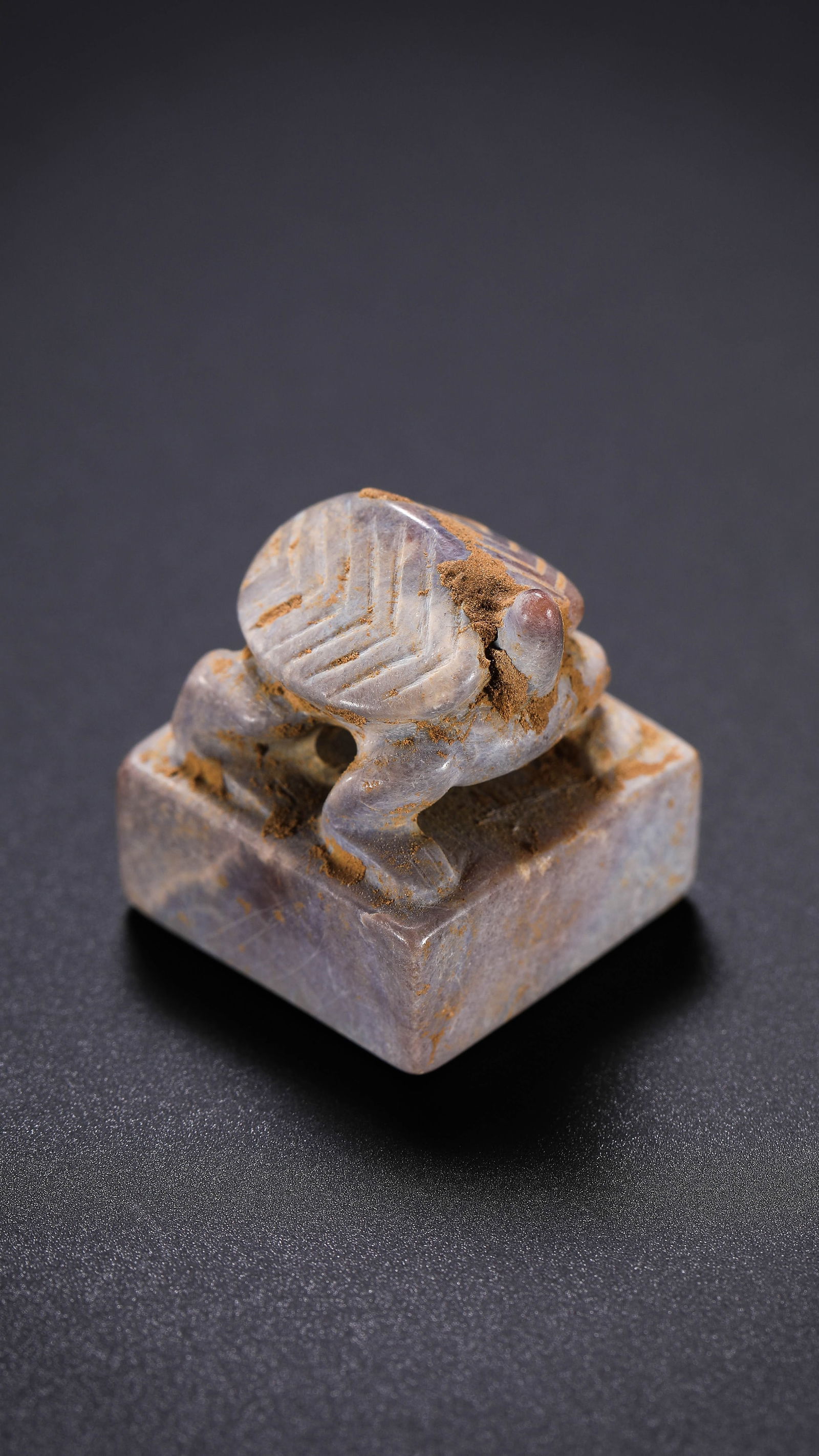 Chinese Han Dynasty jade seal (1 of 10)