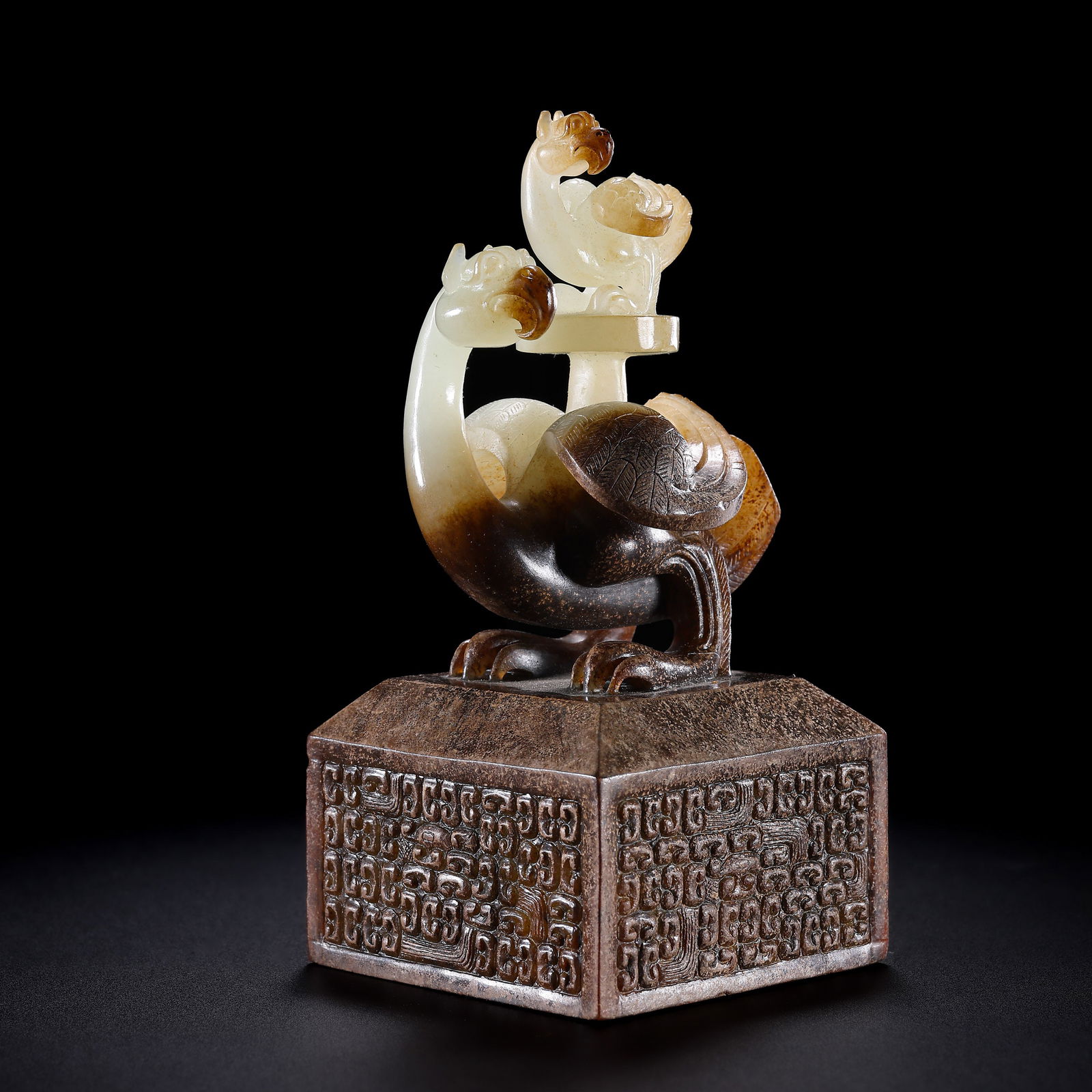 Jade Phoenix Seal from the Han Dynasty of China (1 of 18)