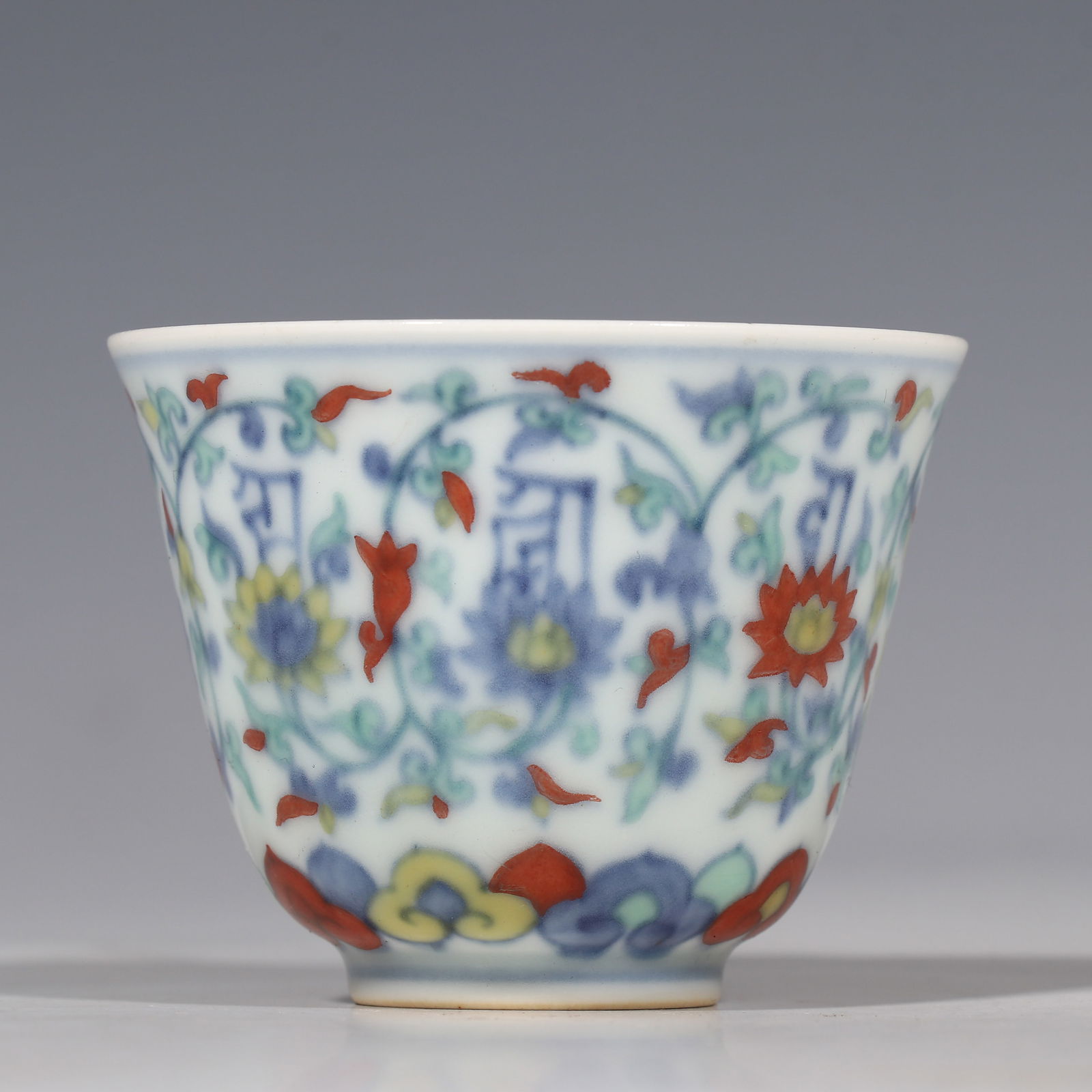Doucai Cup from the Chenghua Period of the Ming Dynasty, China (1 of 9)