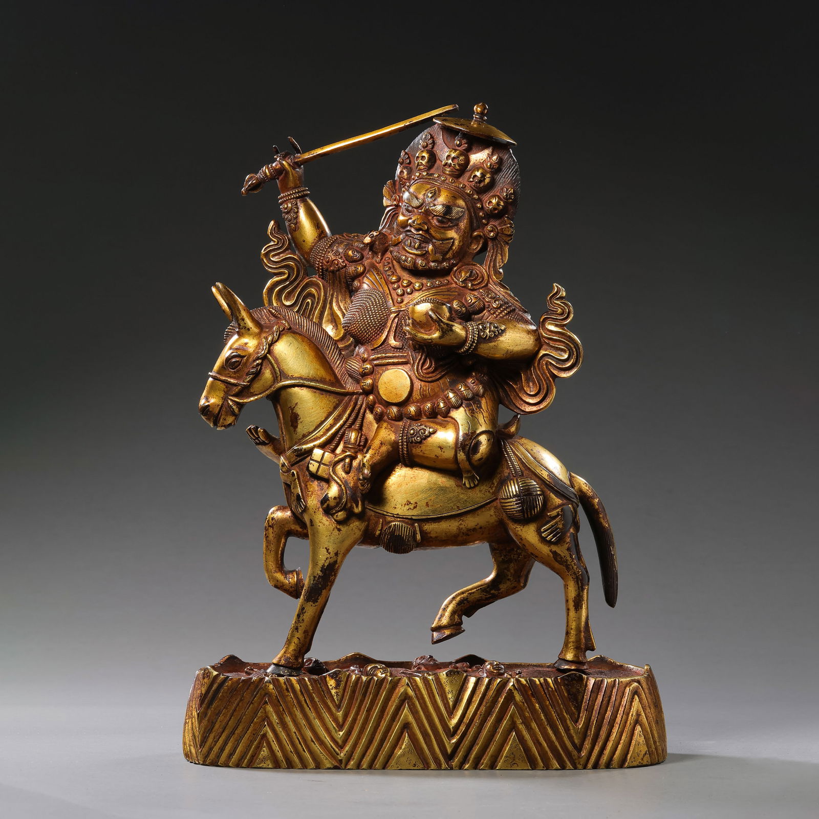 Chinese Ming Dynasty Bronze God of Wealth Statue (1 of 14)