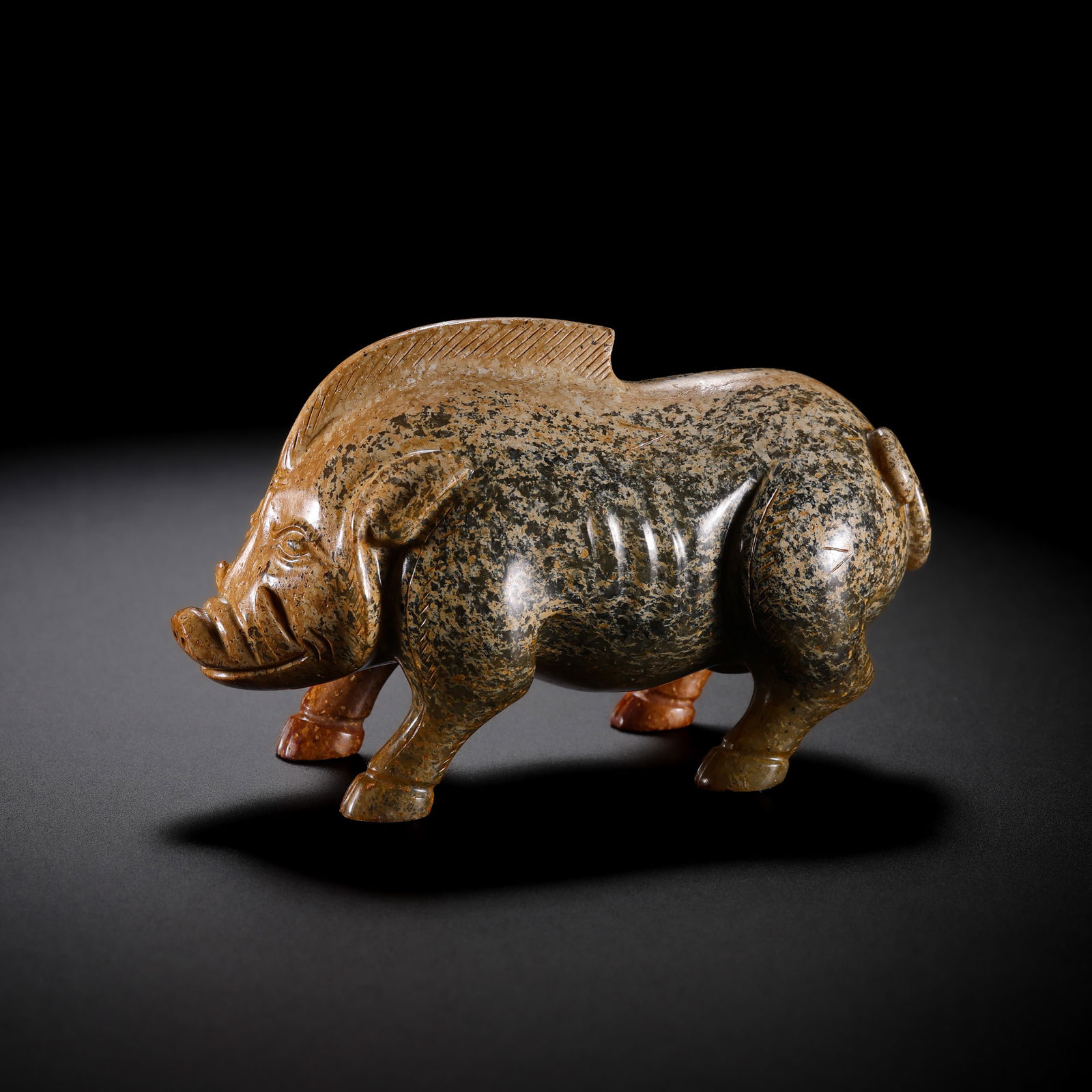 Jade Pig from the Han Dynasty in China (1 of 7)