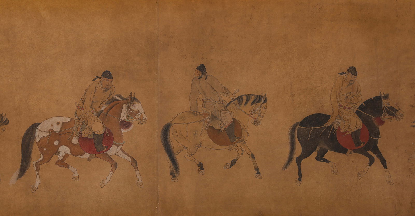 A long scroll depicting figures - 6
