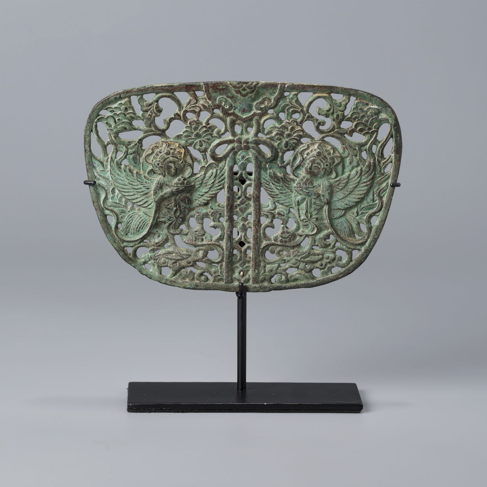 West Asian bronzes: L. 17.5 cm. W. 12 cm. Weight. 272 gram.