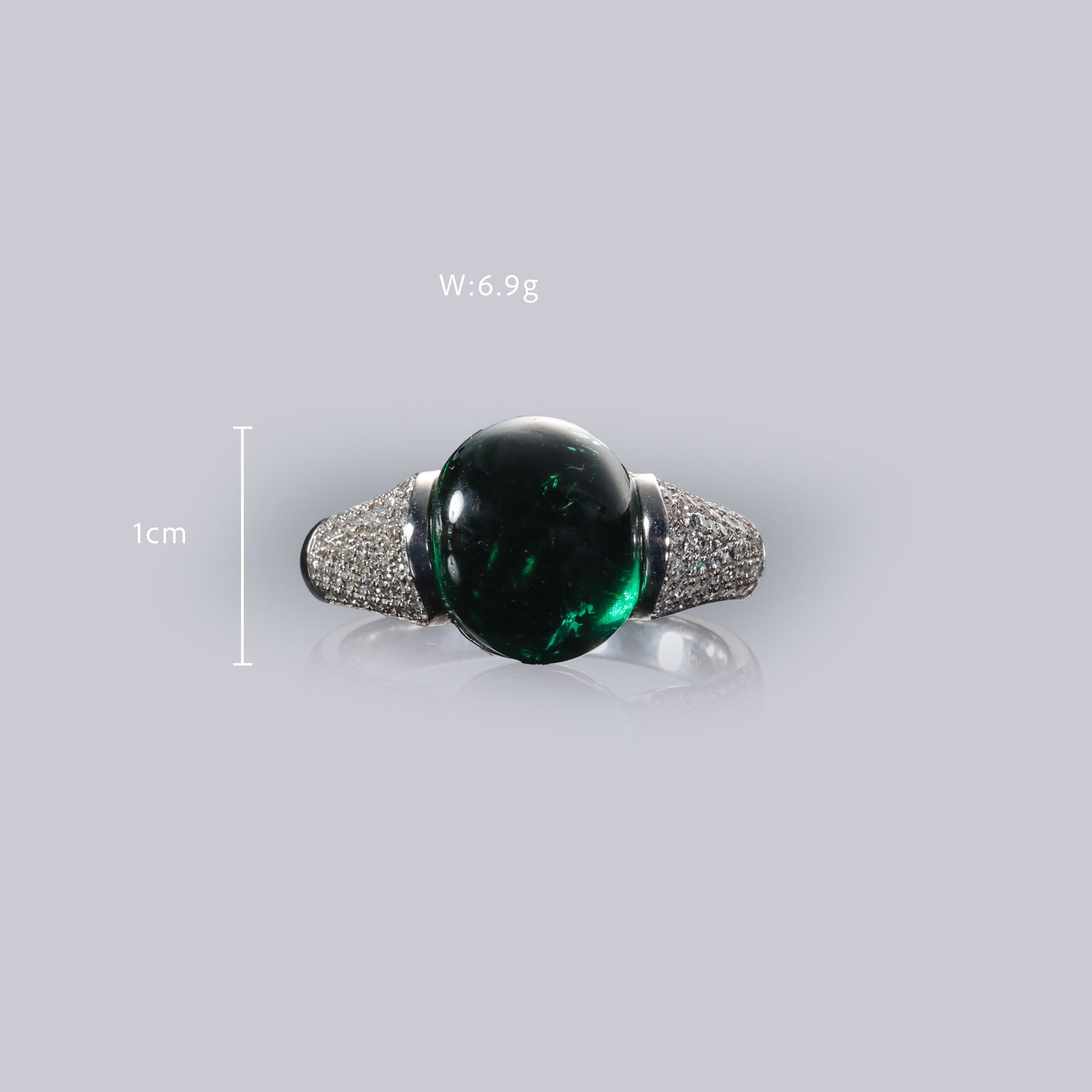 Natural Emerald Ring - 3