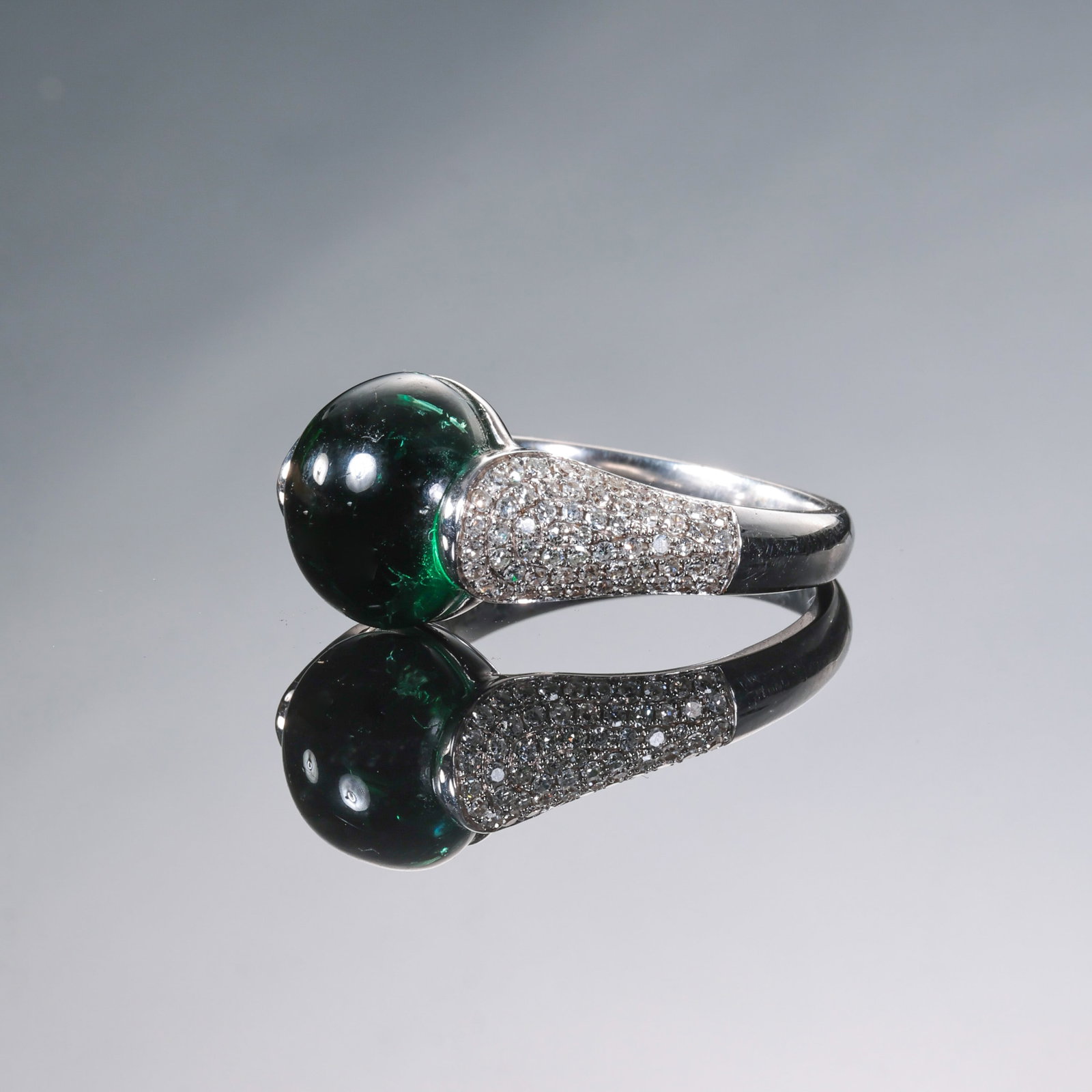 Natural Emerald Ring - 5