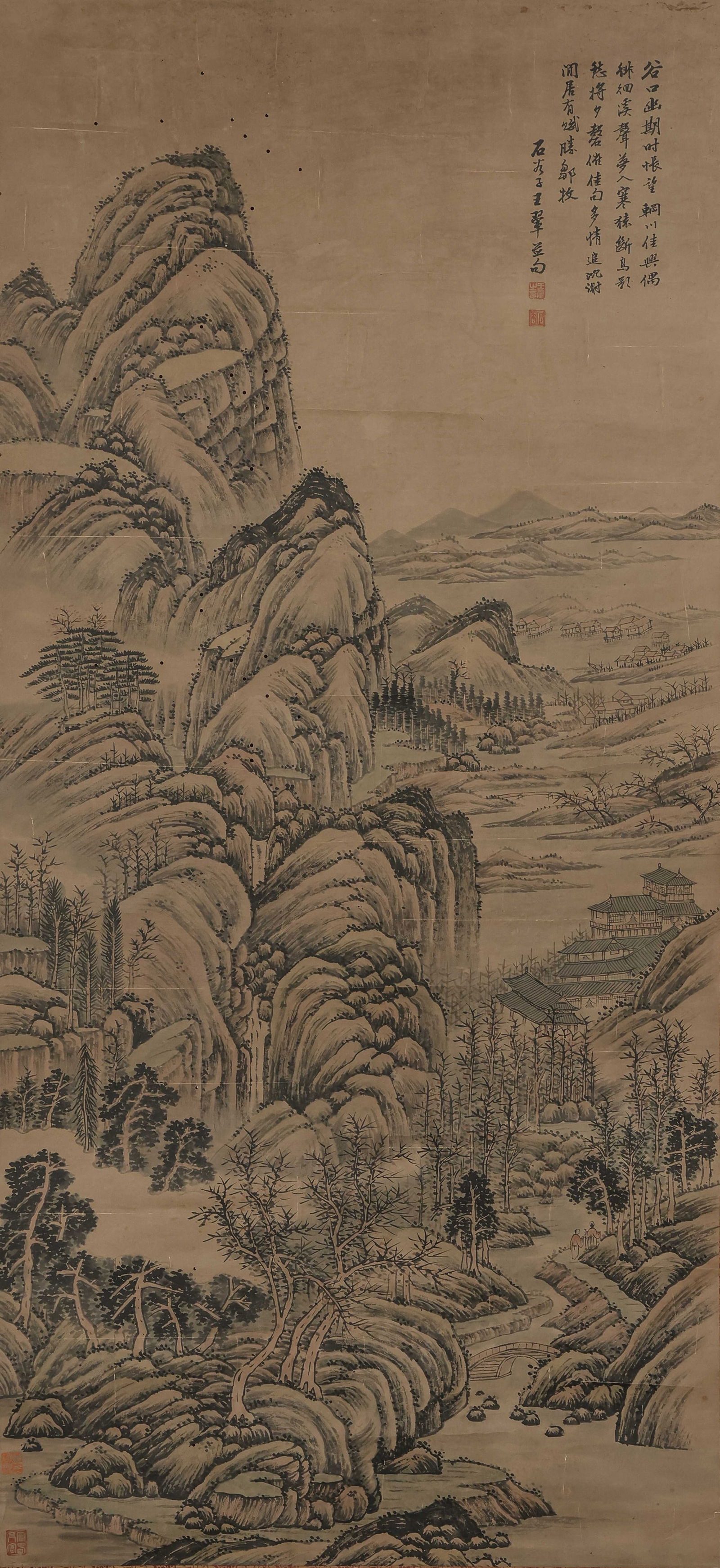 Landscape by Wang Hui - 2