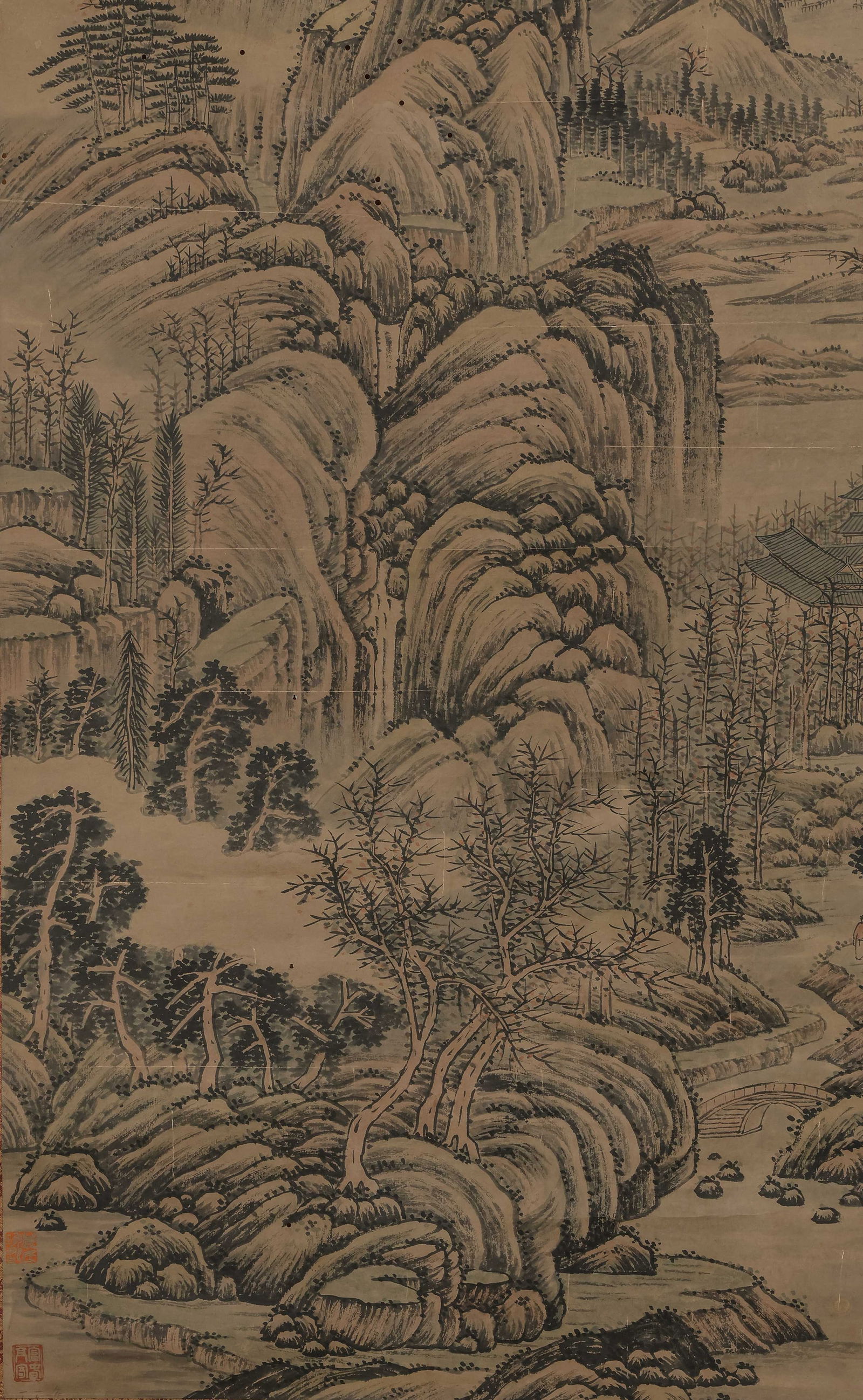 Landscape by Wang Hui - 6