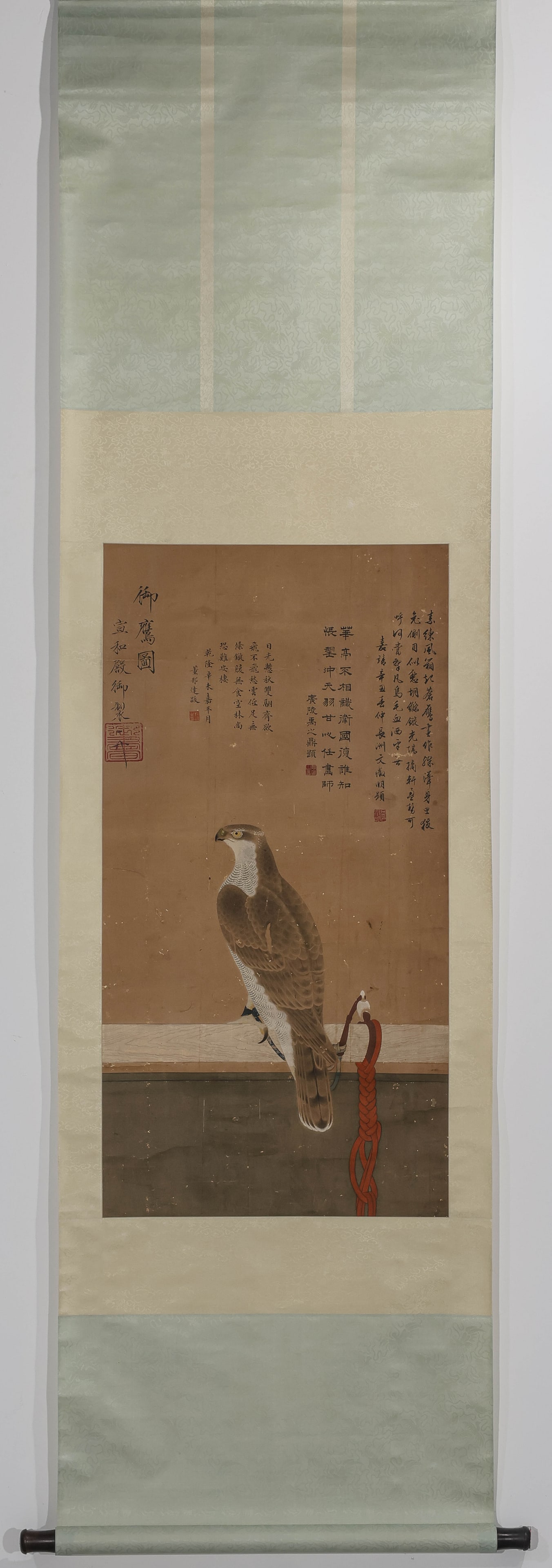Emperor Huizong of Song Dynasty, "Imperial Falcon": L. 94 cm. W. 48.5 cm.