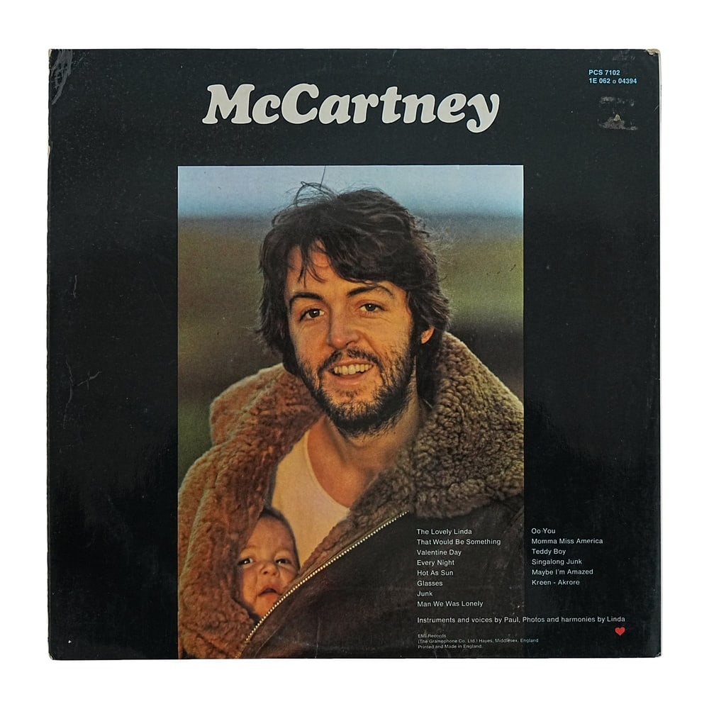 PAUL MCCARTNEY SIGNED "MCCARTNEY" UK LP - 3