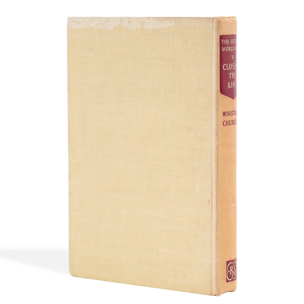 WINSTON S. CHURCHILL SIGNED "THE SECOND WORLD WAR, VOLUME V: CLOSING THE RING" - 2