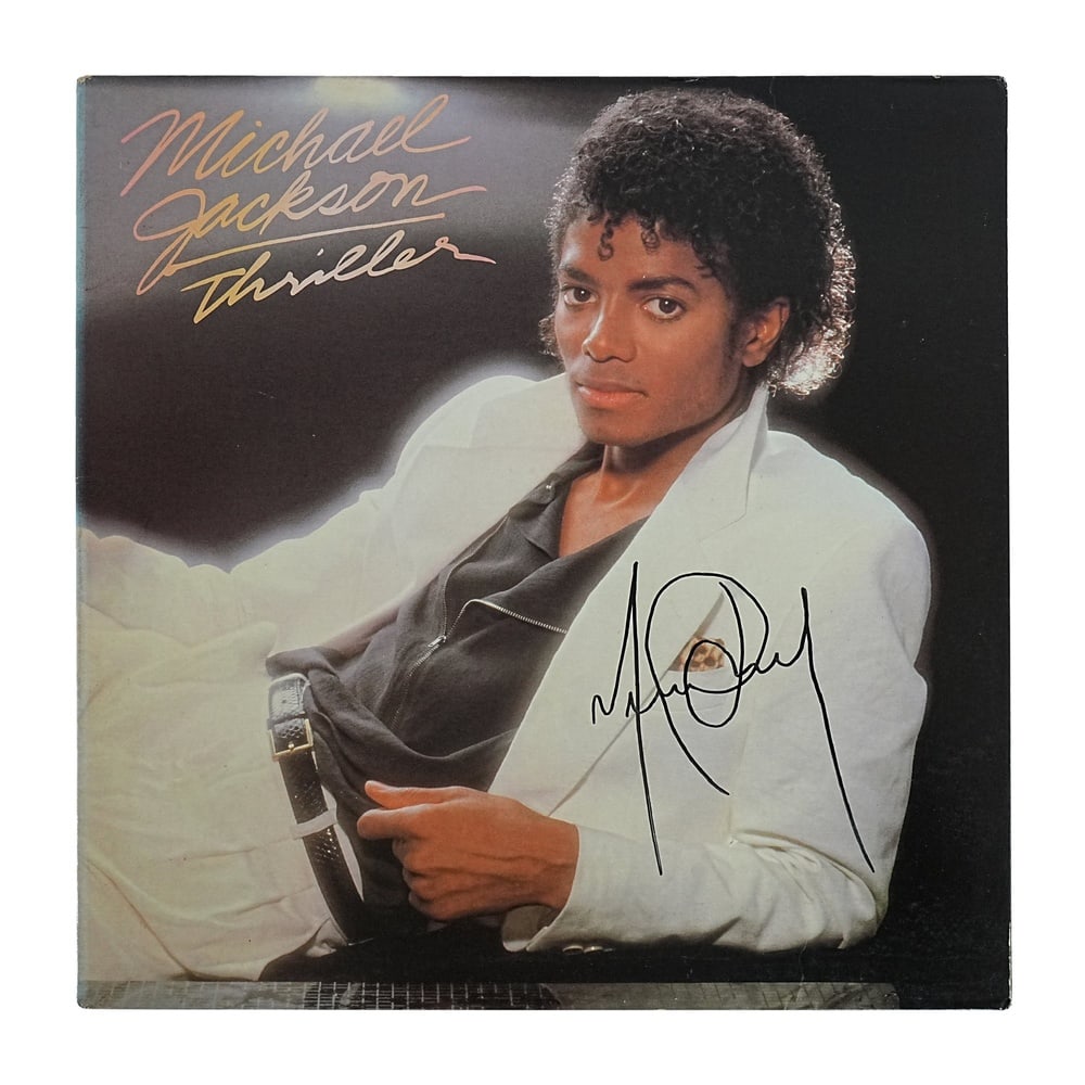 MICHAEL JACKSON SIGNED "THRILLER" US LP - 2
