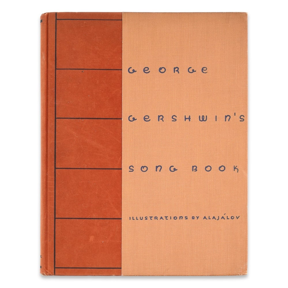 GEORGE GERSHWIN SIGNED "GEORGE GERSHWIN'S SONG BOOK": 12 7/8 x 9 7/8 in (32.7 x 25.2 cm) Provenance and Authentication: This collectible has undergone a rigorous forensic evaluation. The signatures were carefully analyzed across multiple criteria,