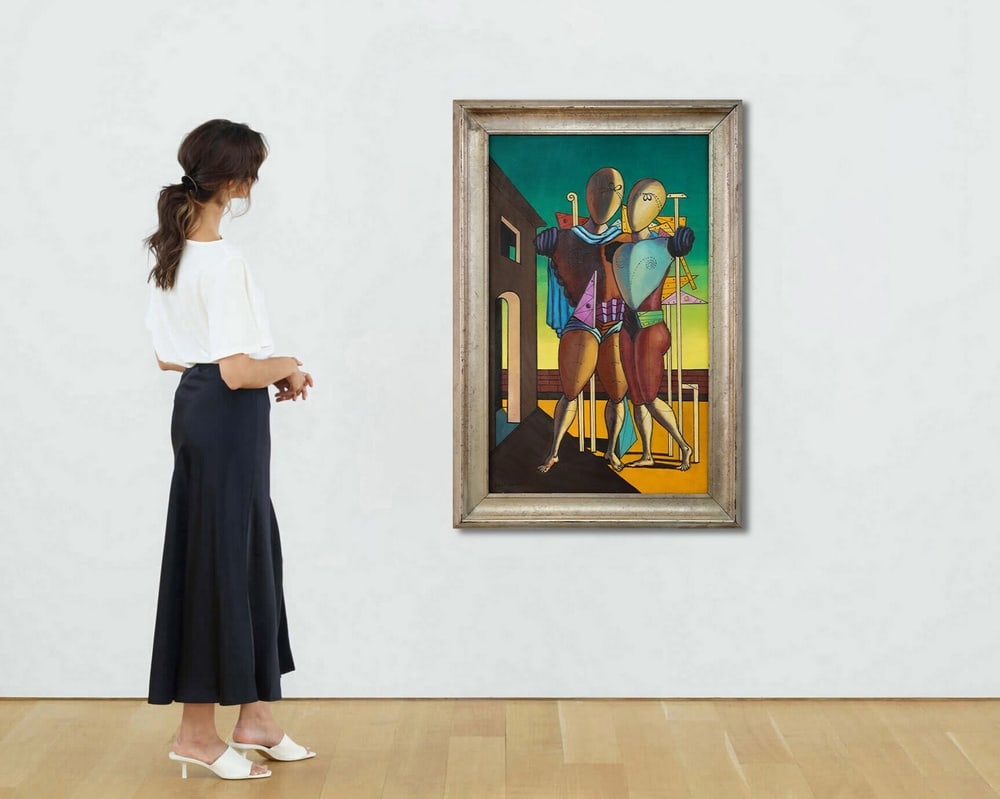 GIORGIO DE CHIRICO (1888-1978), ATTRIBUTED TO, OIL ON CANVAS - 2