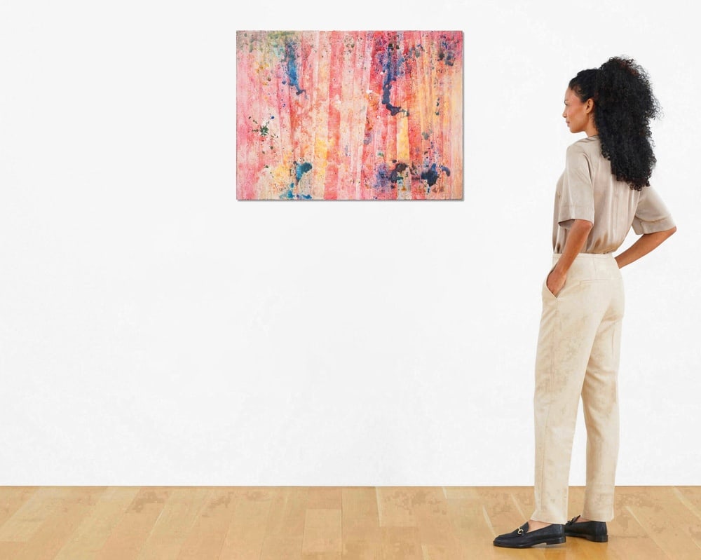 SAM GILLIAM (1933-2022), ATTRIBUTED TO, ACRYLIC ON CANVAS - 2