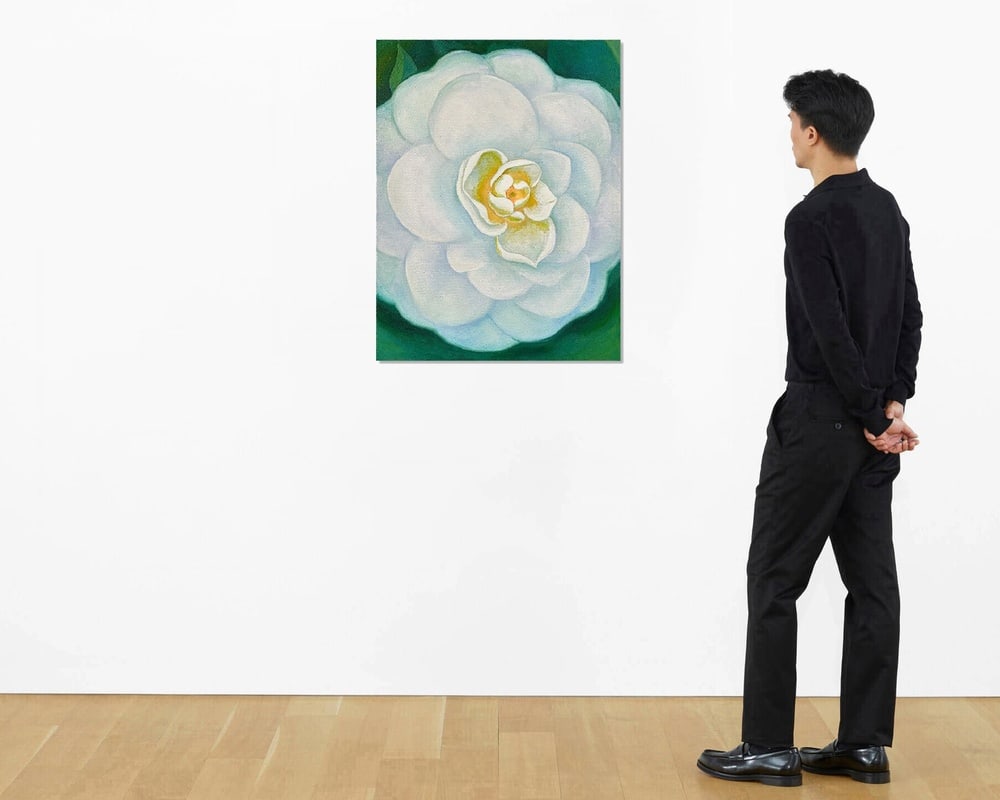 GEORGIA O'KEEFFE (1887-1986), ATTRIBUTED TO, OIL ON CANVAS - 2