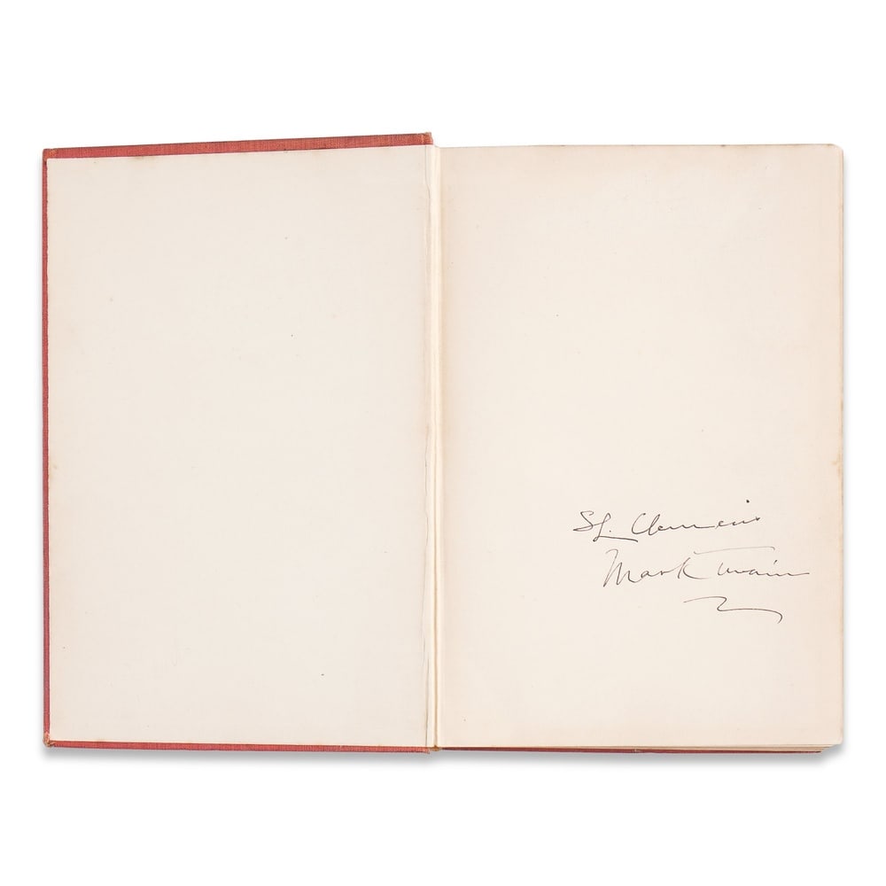 MARK TWAIN SIGNED "A HORSE'S TALE" BOOK (1907) - 3