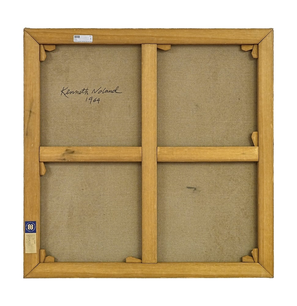 KENNETH NOLAND (1924-2010), ATTRIBUTED TO, ACRYLIC ON CANVAS - 3