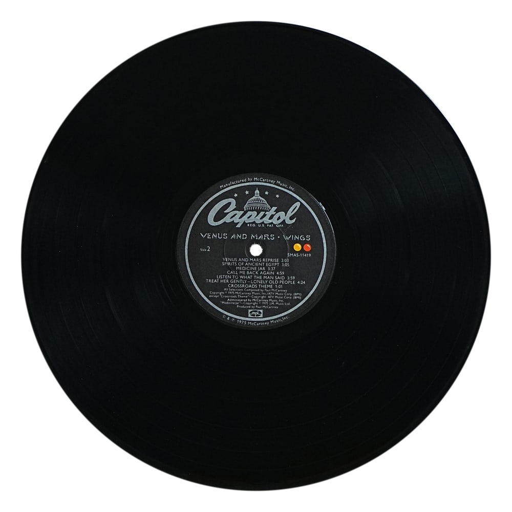 PAUL MCCARTNEY SIGNED "VENUS AND MARS" UK LP - 11