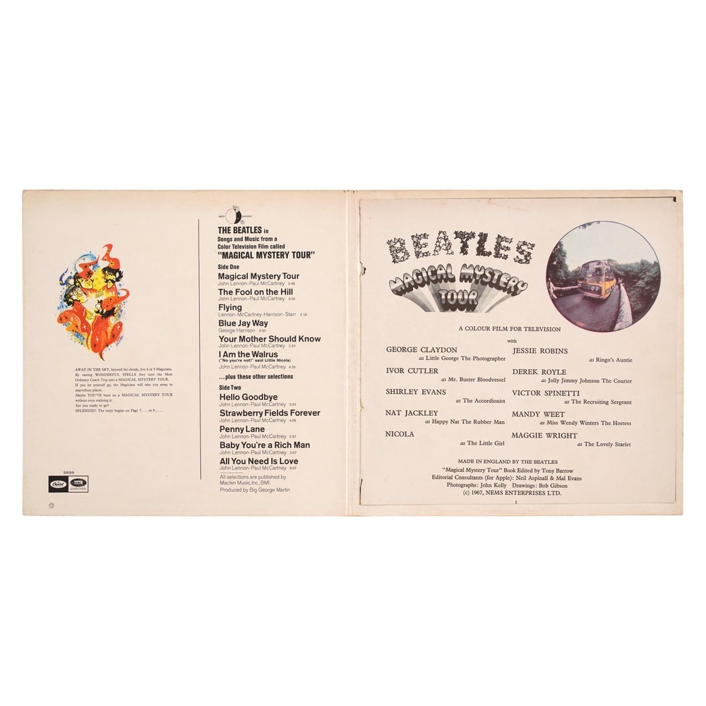 THE BEATLES FULLY SIGNED "MAGICAL MYSTERY TOUR" LP - 3
