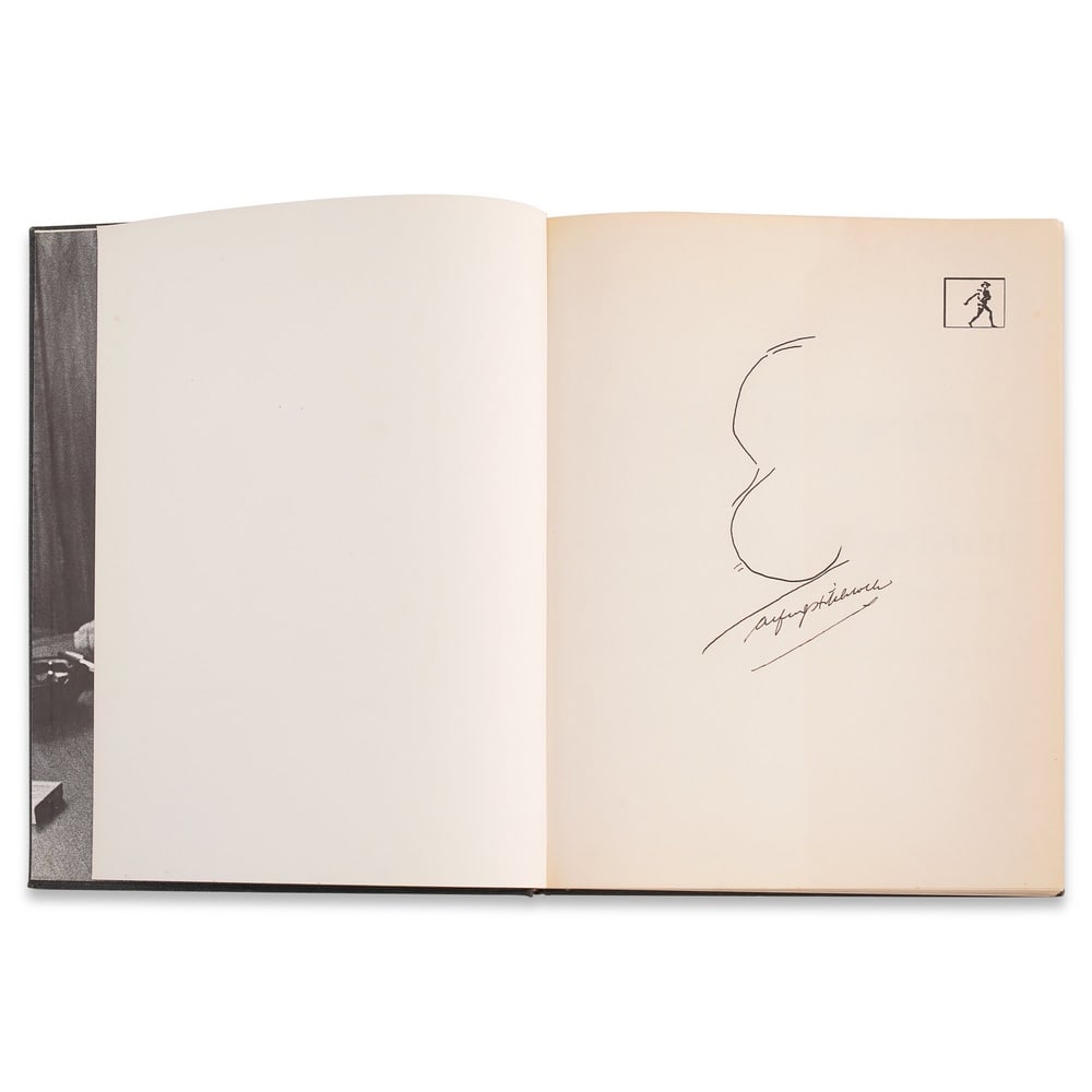 ALFRED HITCHCOCK SIGNED "HITCHCOCK / TRUFFAUT" BOOK WITH ORIGINAL SKETCH - 3