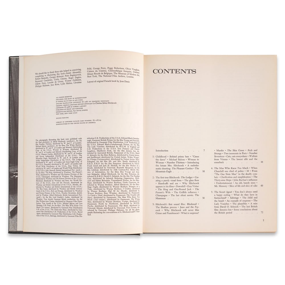 ALFRED HITCHCOCK SIGNED "HITCHCOCK / TRUFFAUT" BOOK WITH ORIGINAL SKETCH - 4