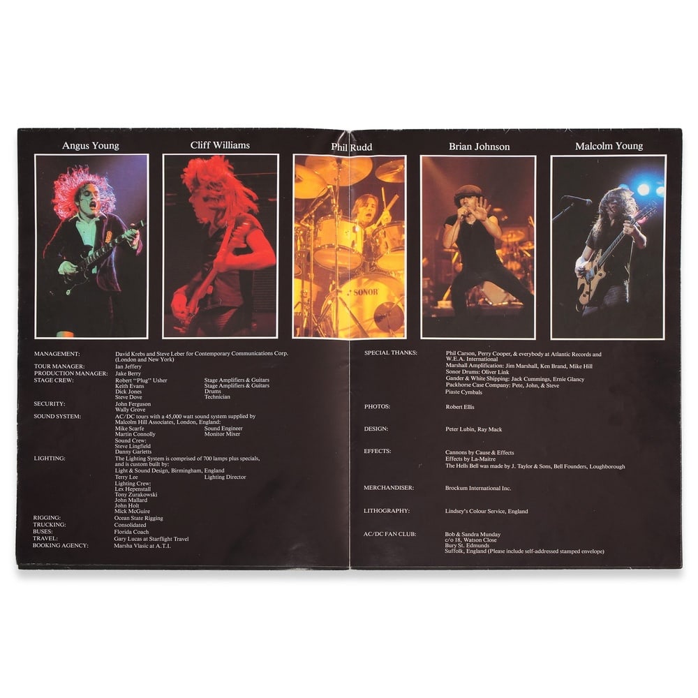 AC/DC SIGNED FOR THOSE ABOUT TO ROCK USA 1981 TOUR PROGRAM - 3