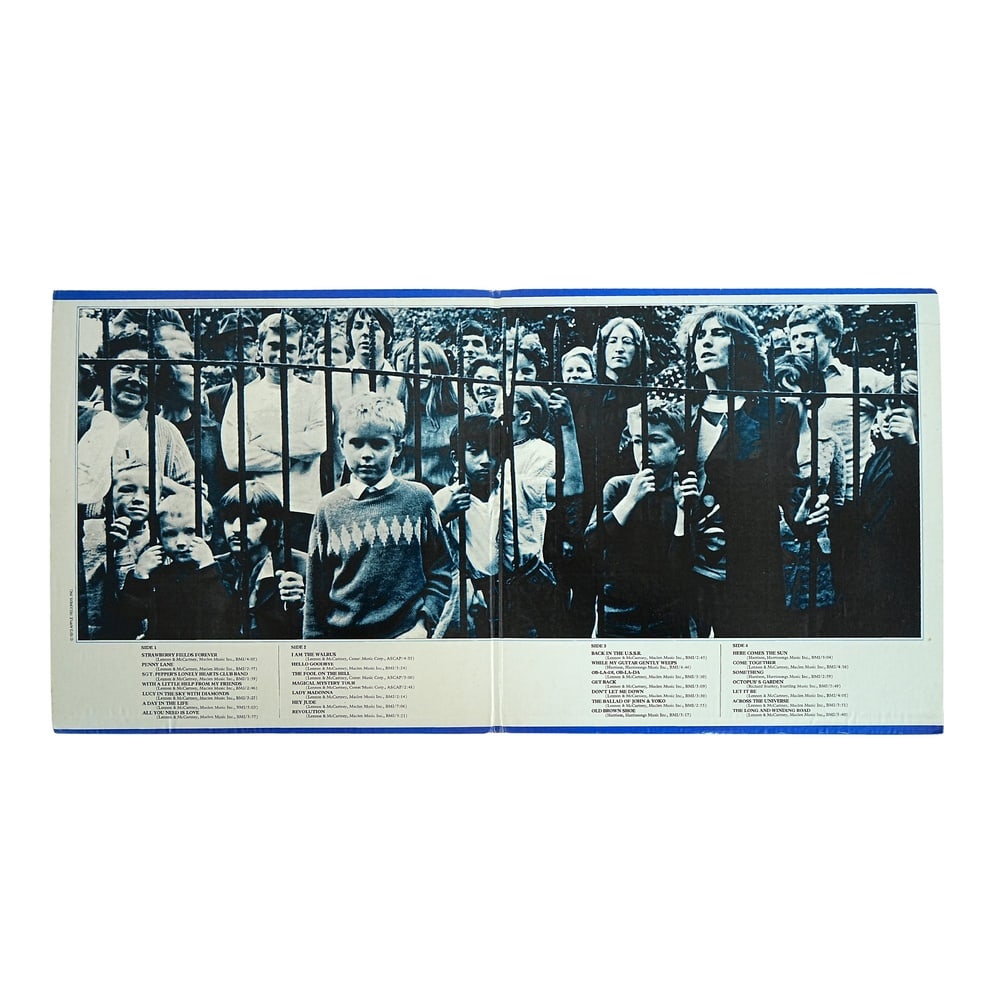 THE BEATLES FULLY SIGNED "1967-1970 (BLUE ALBUM)" LP - 3