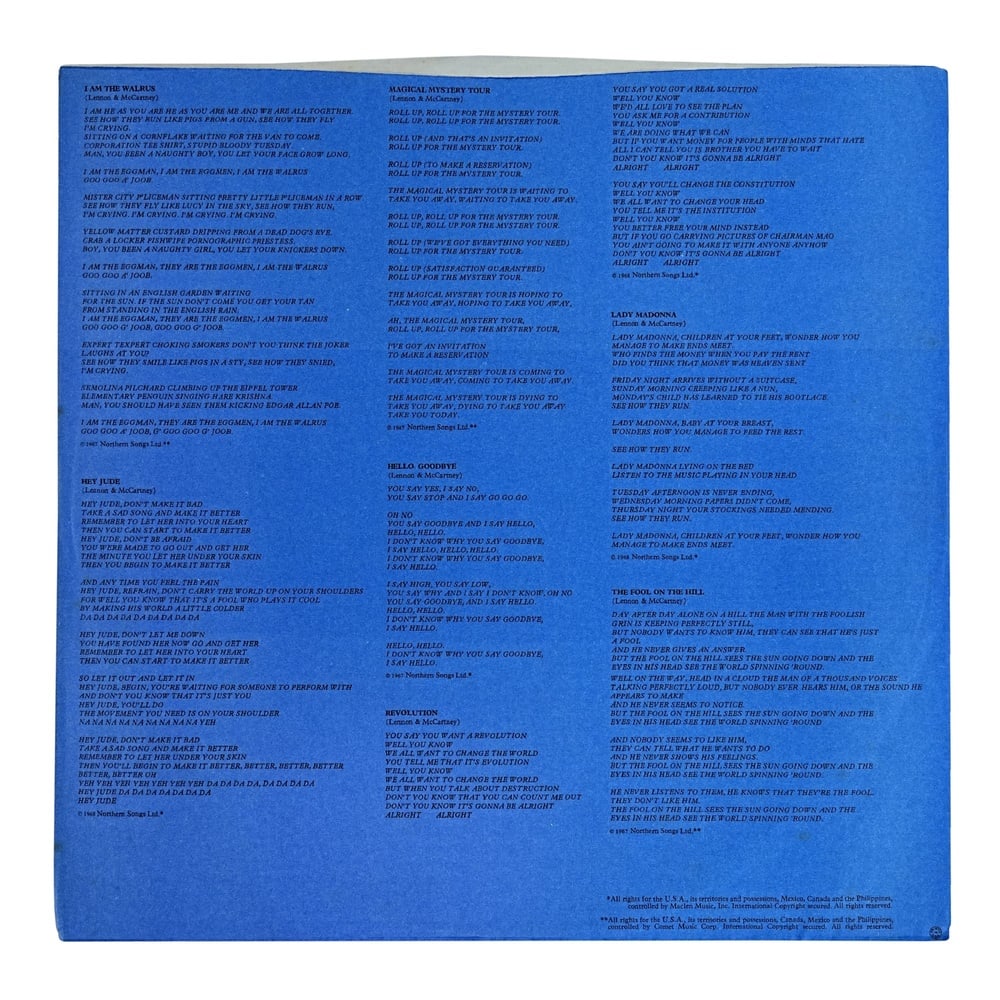 THE BEATLES FULLY SIGNED "1967-1970 (BLUE ALBUM)" LP - 5