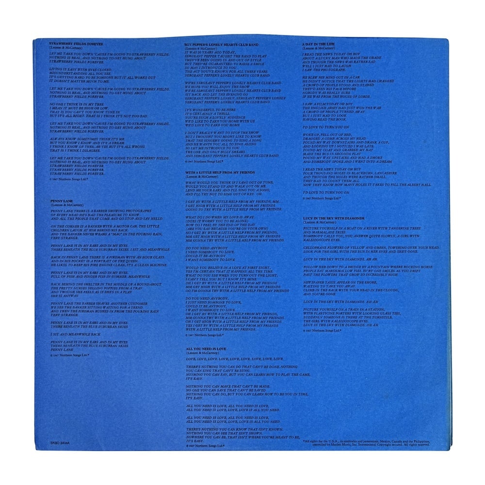 THE BEATLES FULLY SIGNED "1967-1970 (BLUE ALBUM)" LP - 6