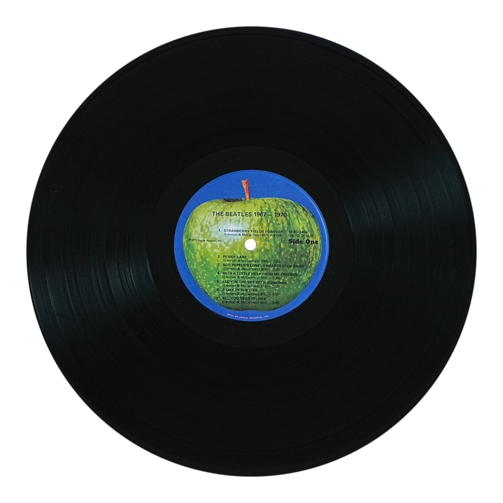 THE BEATLES FULLY SIGNED "1967-1970 (BLUE ALBUM)" LP - 9